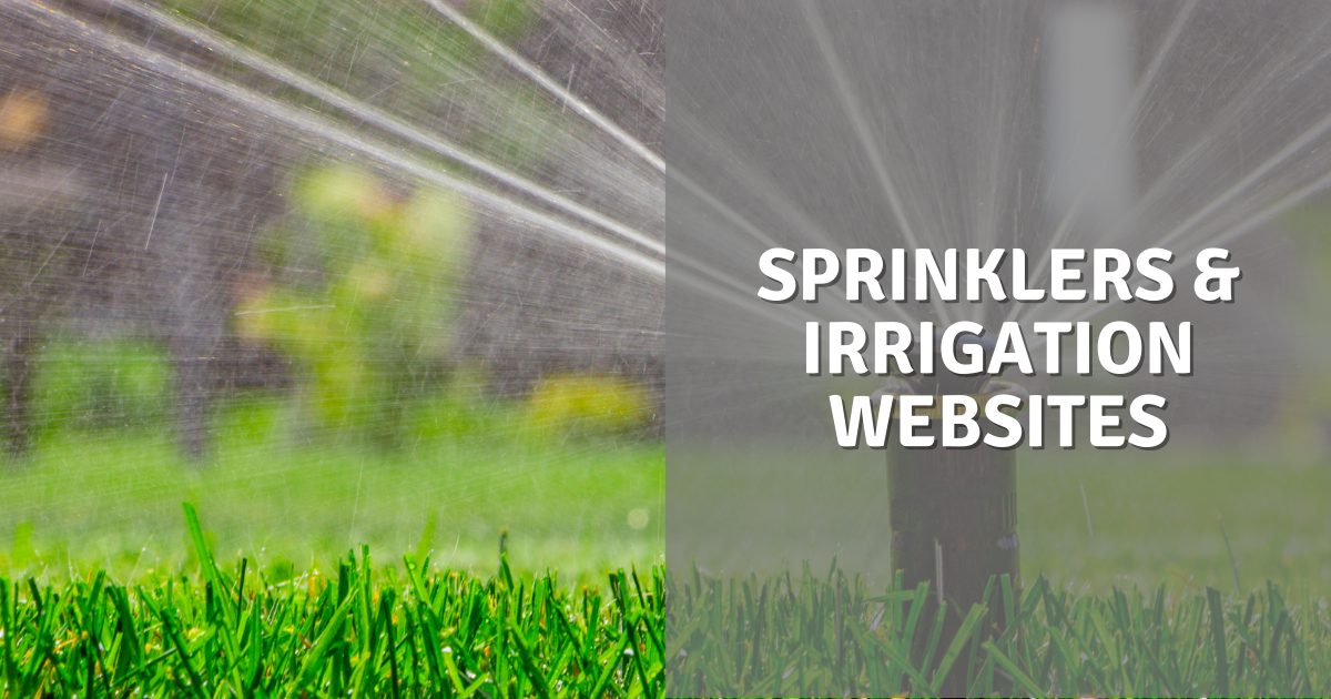 Sprinkers & Irrigation Website Design